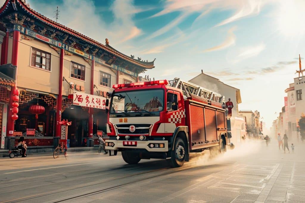 chinesen deutsche feuerwehrautos