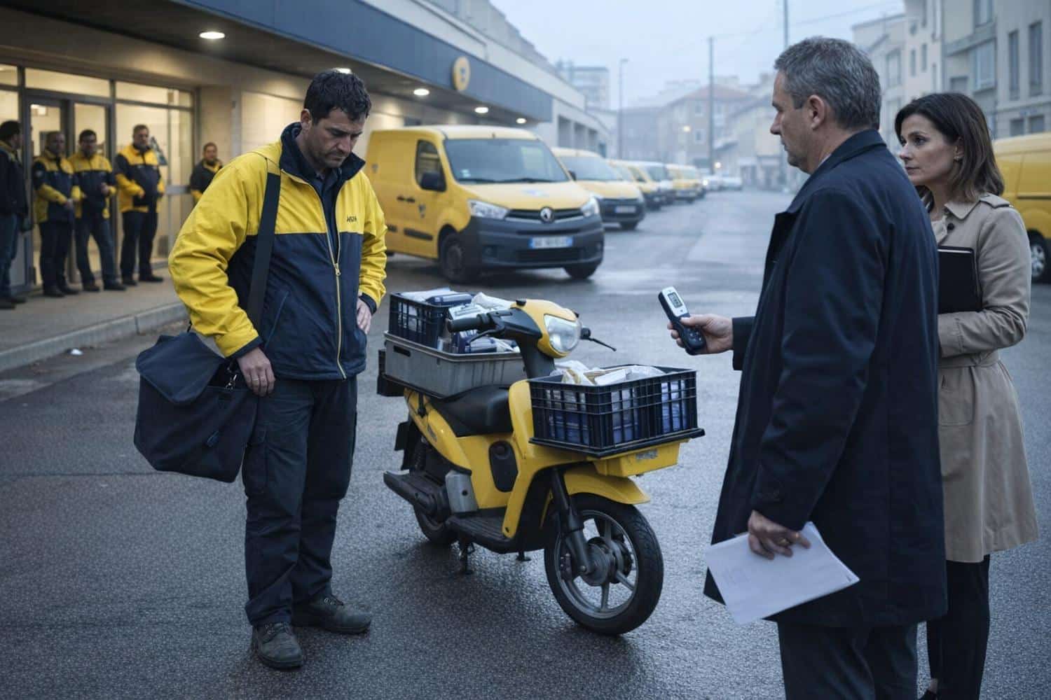 postbote entlassen nach verweigerter kontrolle