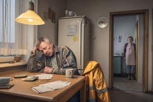 rentner mit kyrperlich belastender arbeit