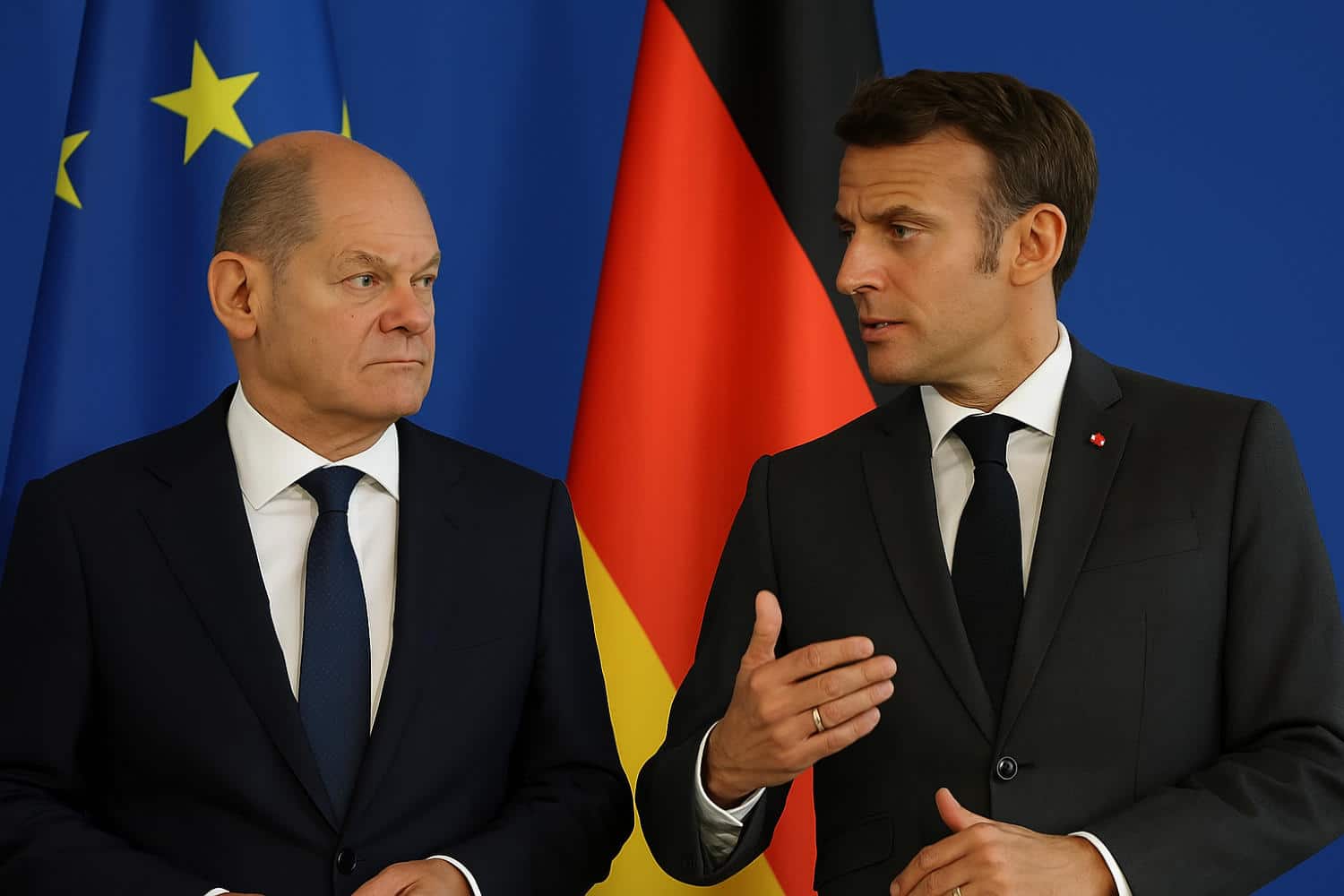 scholz skeptisch gegen macron vorschlag