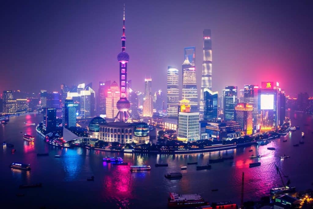 shanghai wirtschaftlicher knotenpunkt chinas